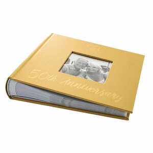 The Party Aisle 50th Wedding Anniversary Photo Album | Wayfair.co.uk